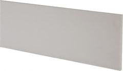 Made in USA - 3 Ft. Long x 4 Inch Wide x 1/4 Inch High, Virgin PTFE, Rectangular Plastic Bar - White, +/- 0.060 Tolerance - Strong Tooling