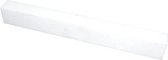 USA Sealing - 1' x 1-1/2" x 1" White PTFE (Virgin) Rectangular Bar - Strong Tooling