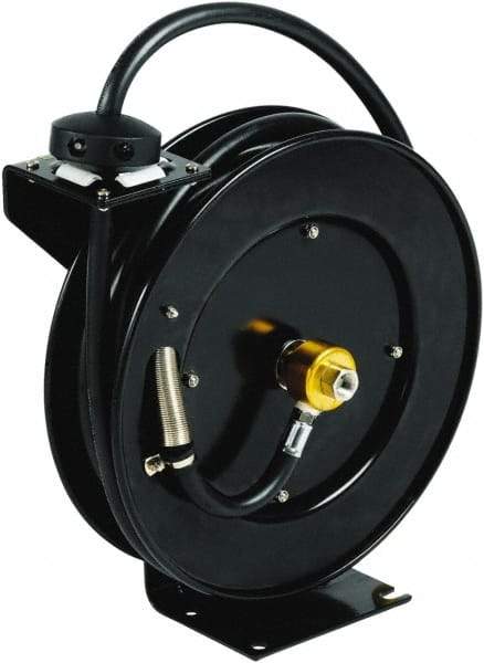 T&S Brass - 35' Spring Retractable Hose Reel - 300 psi, Hose Included - Strong Tooling