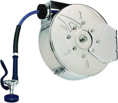 T&S Brass - 30' Spring Retractable Hose Reel - 300 psi, Hose Included - Strong Tooling