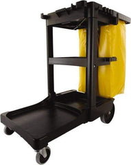 Rubbermaid - Plastic Janitor Cart - 21-3/4" Width - Strong Tooling