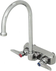 T&S Brass - Standard, 2 Way Design, Wall Mount, Workboard Wall Mount Faucet - 8-3/4 Inch Spout, Lever Handle - Strong Tooling