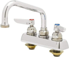 T&S Brass - Standard, 2 Way Design, Deck Mount, Workboard Deck Mount Faucet - 6 Inch Spout, Lever Handle - Strong Tooling