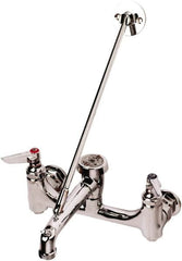 T&S Brass - Standard with Hose Thread, 2 Way Design, Wall Mount, Laundry Faucet - Lever Handle - Strong Tooling