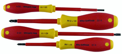 Insulated Slotted Screwdriver 3.5 & 4.5mm & Phillips # 1 & # 2. 4 Piece Set - Strong Tooling
