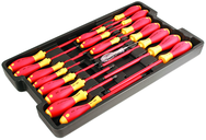 19PC CUSH GRIP SCREWDRIVER SET - Strong Tooling