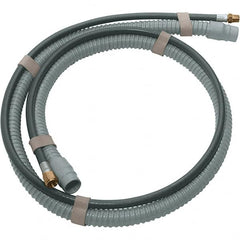 Dynabrade - 10' Long Power Sander Vacuum Hose & Air Line Assembly - 1" Diam, For Use with Random Orbital Sanders - Strong Tooling