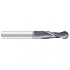 1/8 x 1 x 3 2 Flute Ball Nose  End Mill- Series 3215XL - Strong Tooling