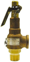 Midwest Control - 2" Inlet, 2" Outlet, ASME Safety Relief Valve - 150 Max psi, Bronze, 2,496 Cubic' per Min - Strong Tooling