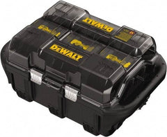 DeWALT - 40 Volt, 6 Battery Lithium-Ion Power Tool Charger - 1 hr & 30 min to Charge, AC Wall Outlet Power Source - Strong Tooling