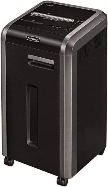 FELLOWES - 5/64 x 15/32" Strip, 16 Sheet Micro Cut Commercial Shredder - 17-3/4" Long x 17-1/8" Wide x 30-3/4" High, Level 5 Security, 16 Gal Wastebasket - Strong Tooling