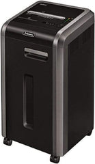 FELLOWES - 5/64 x 15/32" Strip, 16 Sheet Micro Cut Commercial Shredder - 17-3/4" Long x 17-1/8" Wide x 30-3/4" High, Level 5 Security, 16 Gal Wastebasket - Strong Tooling