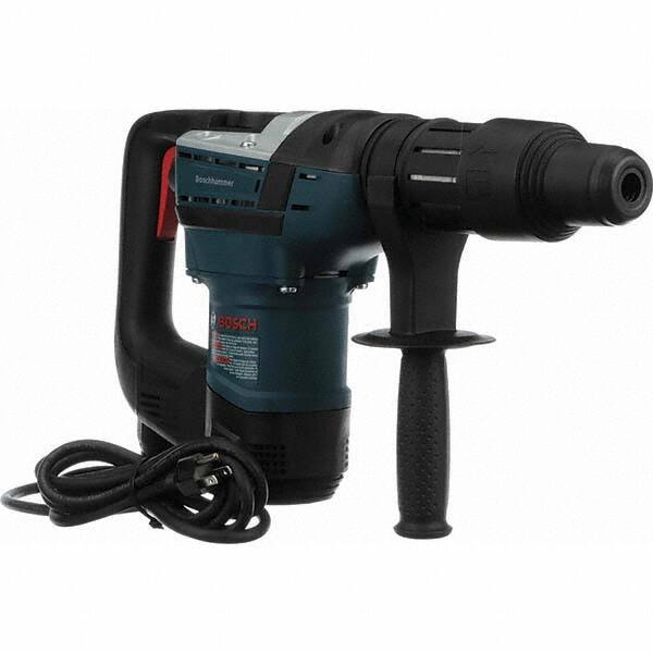 Bosch - 120 Volt 1-9/16" Keyless Chuck Electric Rotary Hammer - 0 to 3,600 BPM, 0 to 350 RPM - Strong Tooling