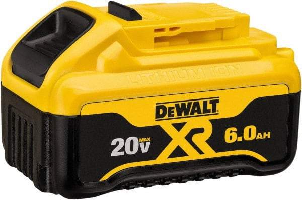 DeWALT - 20 Volt Lithium-Ion Power Tool Battery - 6 Ahr Capacity, 1 hr Charge Time, Series 20V Max - Strong Tooling