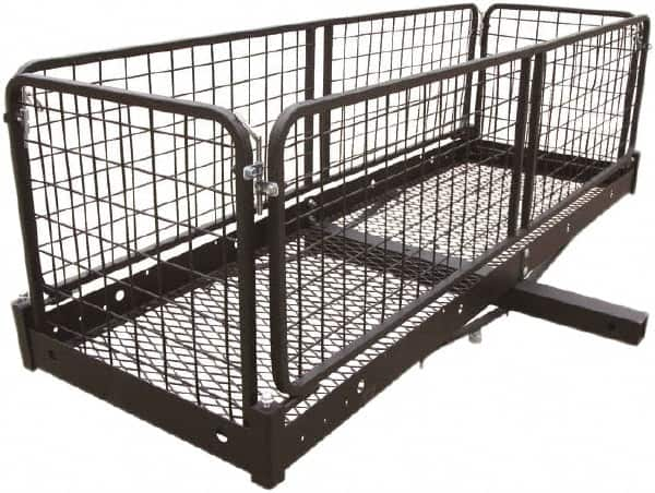 Erickson Manufacturing - Steel Folding Cargo Carrier - 20" Wide x 60.0" Long, Black, For Use with 2" Receivers - Strong Tooling