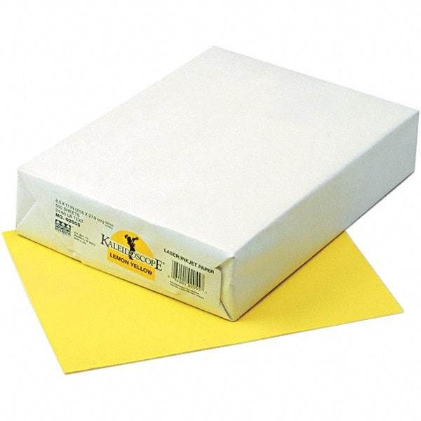 Pacon - 8-1/2" x 11" Lemon Yellow Colored Copy Paper - Use with Laser Printers, Copiers, Inkjet Printers - Strong Tooling