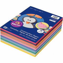 Pacon - Assorted Colors Construction Paper - Use with Craft Projects - Strong Tooling