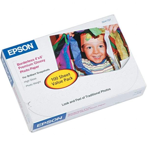 Epson - 4" x 6" White Photo Paper - Use with Inkjet Printers - Strong Tooling