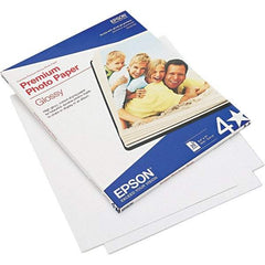 Epson - 8-1/2" x 11" Bright White Photo Paper - Use with Inkjet Printers - Strong Tooling