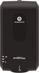 Georgia Pacific - 1000 to 1200mL Foam Hand Sanitizer Dispenser - Plastic, Wall Mounted, Black - Strong Tooling