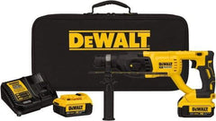 DeWALT - 20 Volt 1" SDS Plus Chuck Cordless Rotary Hammer - 0 to 5,550 BPM, 0 to 1,500 RPM, Reversible - Strong Tooling