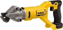 DeWALT - 2,500 SPM, 20 Volt, Pistol Grip Handle, Handheld Cordless Shear - 18 Gauge (Steel) Cutting Capacity - Strong Tooling