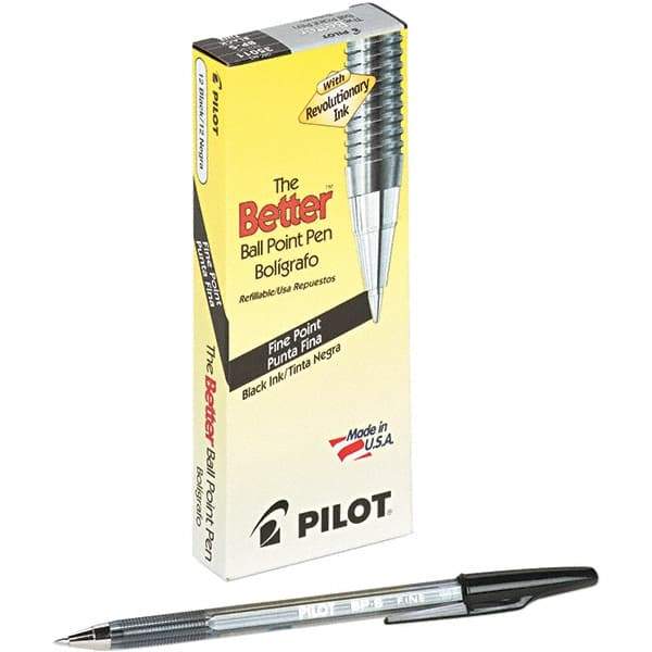 Pilot - Conical Ball Point Pen - Black - Strong Tooling