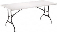 ALERA - 30" Long x 71" Wide x 29" High, Folding Table - White - Strong Tooling