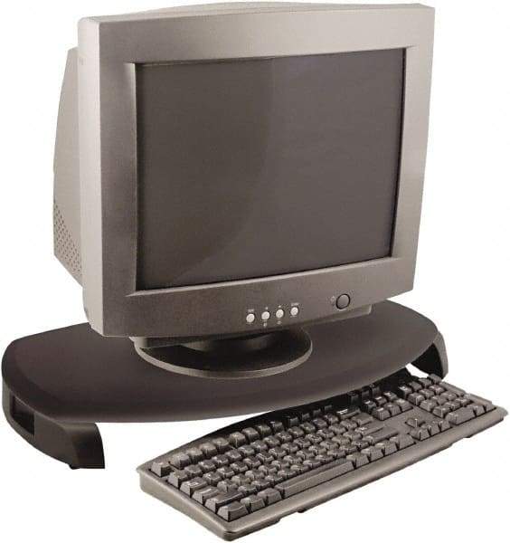 Kantek - Black Desktop Stand - Use with Monitor - Strong Tooling