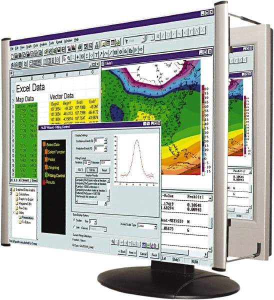 Kantek - Silver Monitor Filter - Use with LCDs - Strong Tooling