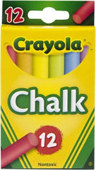 Crayola - Blue, Green, Orange, Red, Violet & Yellow Chalk - Use with Chalkboards - Strong Tooling