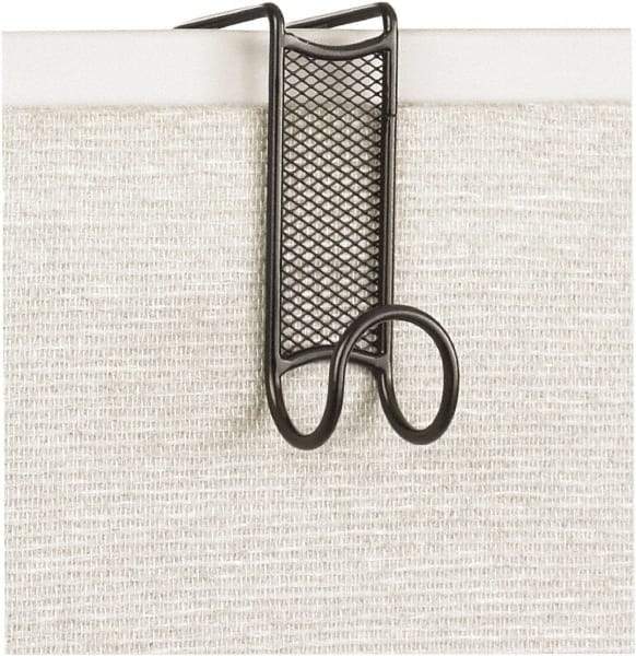 Safco - 1 Hooks, 4-1/4" Long x 1-3/4" Deep, Steel Over the Door Double Hook - 5" High - Strong Tooling