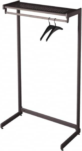 Quartet - 24 Hooks, 48" Long x 18-1/2" Deep, Steel Single Side Garment Rack - 61-1/2" High - Strong Tooling