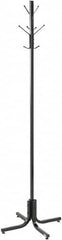 Safco - 4 Hooks, 21" Long x 21" Deep, Metal Floor Costumer - 70" High - Strong Tooling