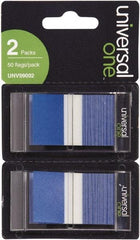 Universal One - Self-Stick Page Flags Style: Flag Color: Blue - Strong Tooling