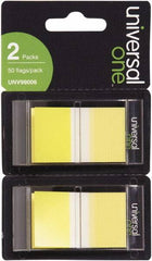 Universal One - Self-Stick Page Flags Style: Flag Color: Yellow - Strong Tooling