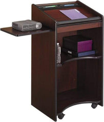 Safco - Laminated, Wood Portable Lectern - 19-3/4" Deep x 25-1/4" Wide x 46" High - Strong Tooling