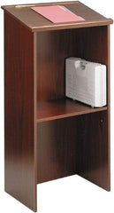 Safco - Laminated, Wood Full Floor Lectern - 15-3/4" Deep x 23" Wide x 46" High - Strong Tooling