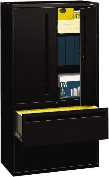 Hon - File & Cabinet Combinations Type: File/Cabinet Combo Color: Black - Strong Tooling