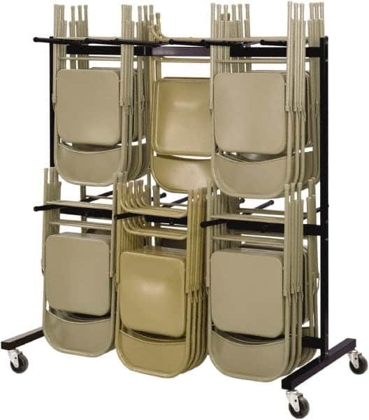 Safco - 84 Chairs Capacity Two-Tier Chair Cart - Use for Folding Chairs - Strong Tooling