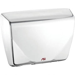 ASI-American Specialties, Inc. - 2200 Watt White Finish Electric Hand Dryer - 100-240 Volts, 18.3 Amps, 14-7/16" Wide x 10-13/16" High x 3-15/16" Deep - Strong Tooling