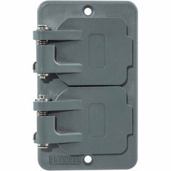 Hubbell Wiring Device-Kellems - Electrical Outlet Box & Switch Box Accessories Accessory Type: Box Cover Material: PBT Resin - Strong Tooling