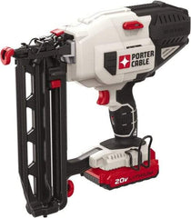 Porter-Cable - Cordless Finish Nailer Kit - 16 Gauge Nail Diam, 2-1/2" Long Nail, Lithium-Ion Batteries Included - Strong Tooling