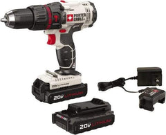 Porter-Cable - 20 Volt 1/2" Keyless Chuck Cordless Hammer Drill - 0 to 25,500 BPM, 0 to 1,500 RPM, Reversible - Strong Tooling