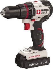 Porter-Cable - 20 Volt 1/2" Chuck Mid-Handle Cordless Drill - 0-1700 RPM, Keyless Chuck, Reversible, 2 Lithium-Ion Batteries Included - Strong Tooling