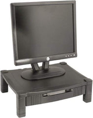 Kantek - Silver Monitor Stand - Use with Laptop, Monitor - Strong Tooling