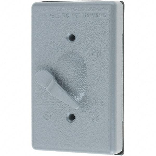 Leviton - Electrical Outlet Box Aluminum\xB6Zinc Device Cover - Strong Tooling