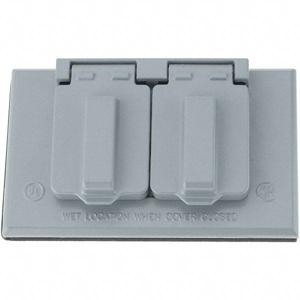 Leviton - Electrical Outlet Box Polycarbonate Device Cover - Strong Tooling