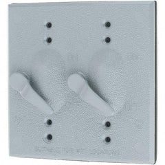 Leviton - Electrical Outlet Box Aluminum\xB6Zinc Device Cover - Strong Tooling