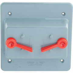 Leviton - Electrical Outlet Box Polycarbonate Device Cover - Strong Tooling